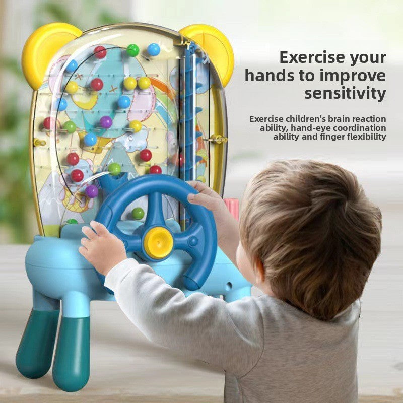 Children's Doudou machine board game toys parent-child interaction concentration training early education thinking ball receiving machine educational toys