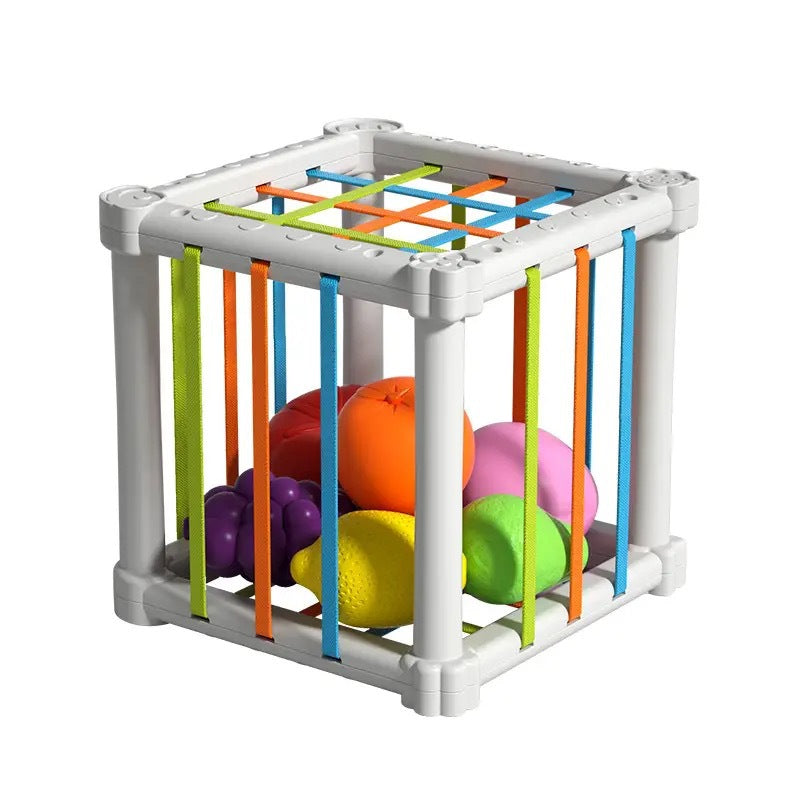 Fruit Rainbow Sessele Toys Shape Color Cognition Hand Movement Training Infant Early Education Enlightenment Toys