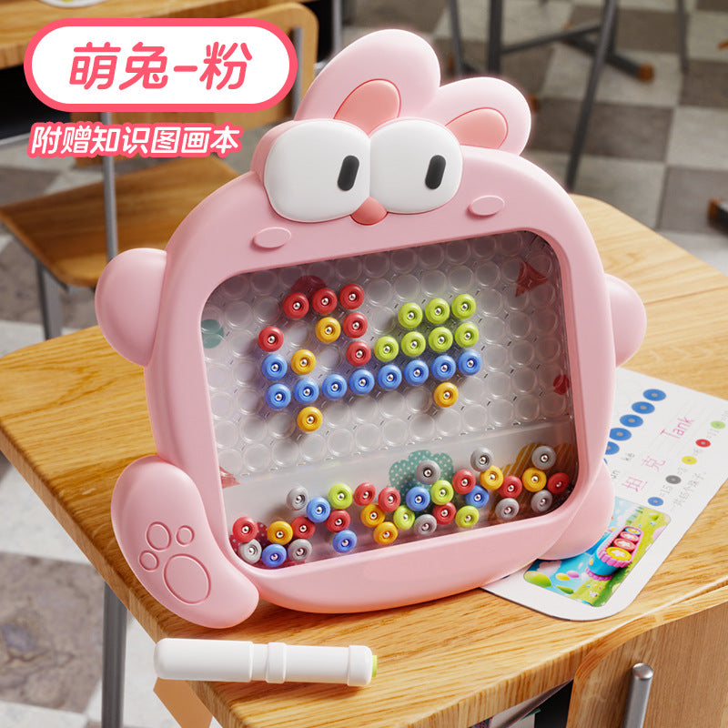 Magnetic pen drawing board Children's magnetic control pen 2-3 years old 5 children 4 baby drawing board Boys and girls educational toys