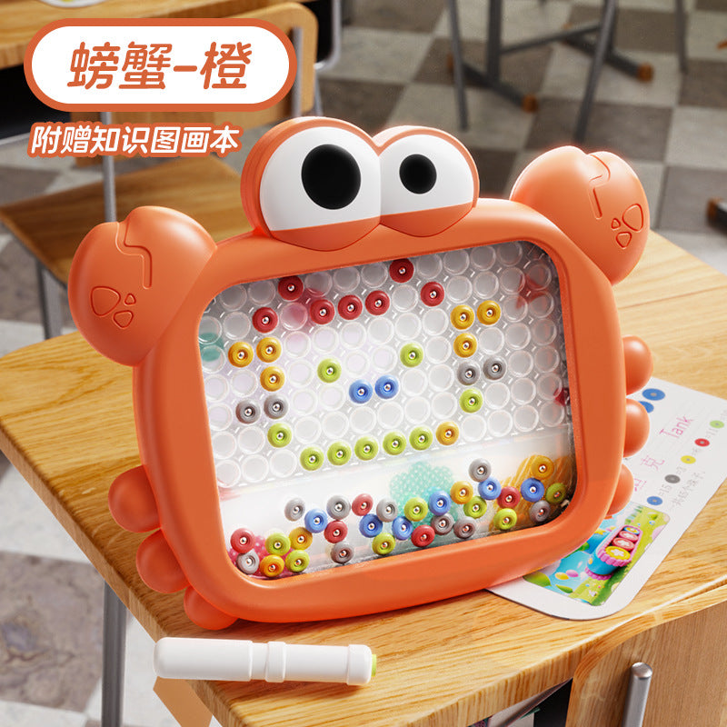Magnetic pen drawing board Children's magnetic control pen 2-3 years old 5 children 4 baby drawing board Boys and girls educational toys