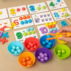 Familysplace™-Montessori Math Counting and Sorting Toy Game