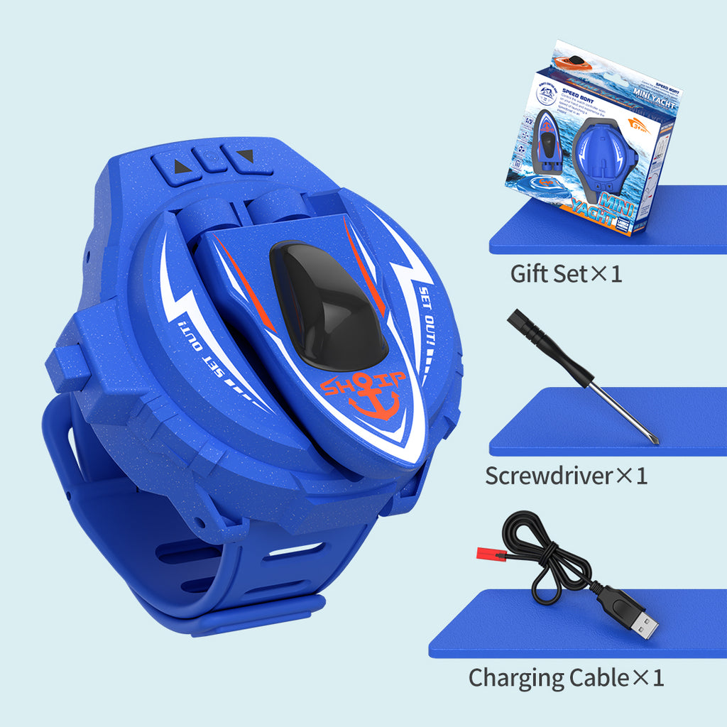 Cross-border RC mini remote control boat 2.4G bracelet ejection electric boat gravity induction indoor playable small model boat
