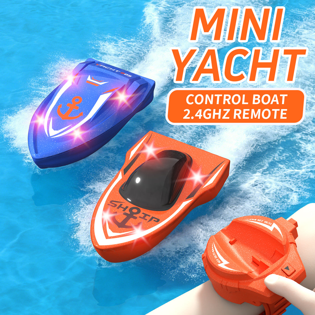 Cross-border RC mini remote control boat 2.4G bracelet ejection electric boat gravity induction indoor playable small model boat