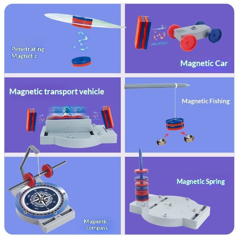 Smart forest magnet science cross-border physics puzzle science and education frontier suspended toy set scientific experiment magnetic force